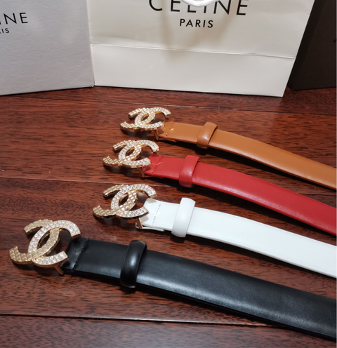 Used Chanel CHANEL Matrasse Turn Lock Waist Belt Leather Brown 65cm Ladies  Gold Metal Fittings ref430164  Joli Closet